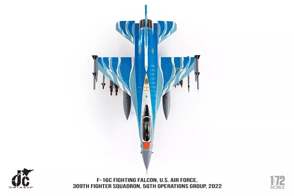 JC WINGS MILITARY F-16C FIGHTING FALCON U.S. AIR FORCE 309TH FIGHTER SQUADRON 56TH OPERATIONS GROUP 2022
