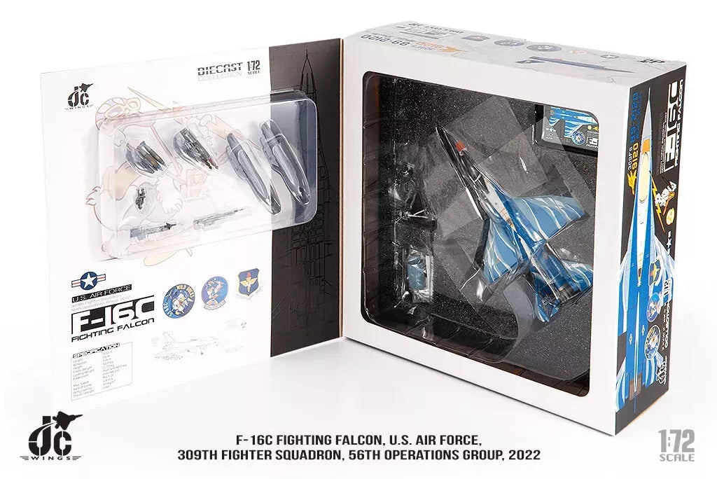 JC WINGS MILITARY F-16C FIGHTING FALCON U.S. AIR FORCE 309TH FIGHTER SQUADRON 56TH OPERATIONS GROUP 2022