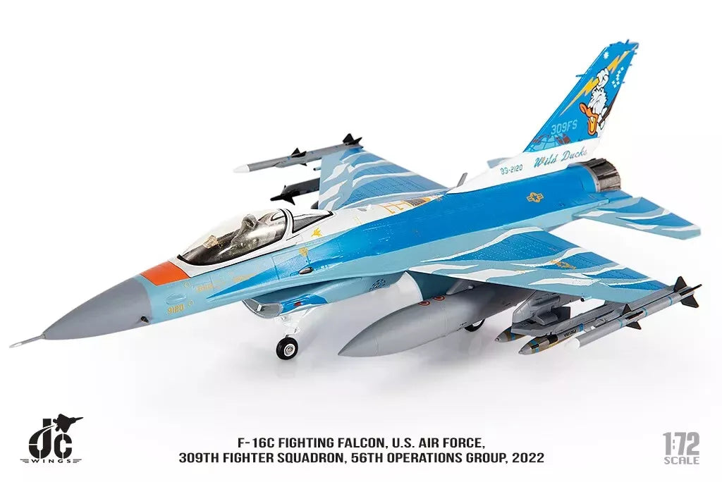 JC WINGS MILITARY F-16C FIGHTING FALCON U.S. AIR FORCE 309TH FIGHTER SQUADRON 56TH OPERATIONS GROUP 2022