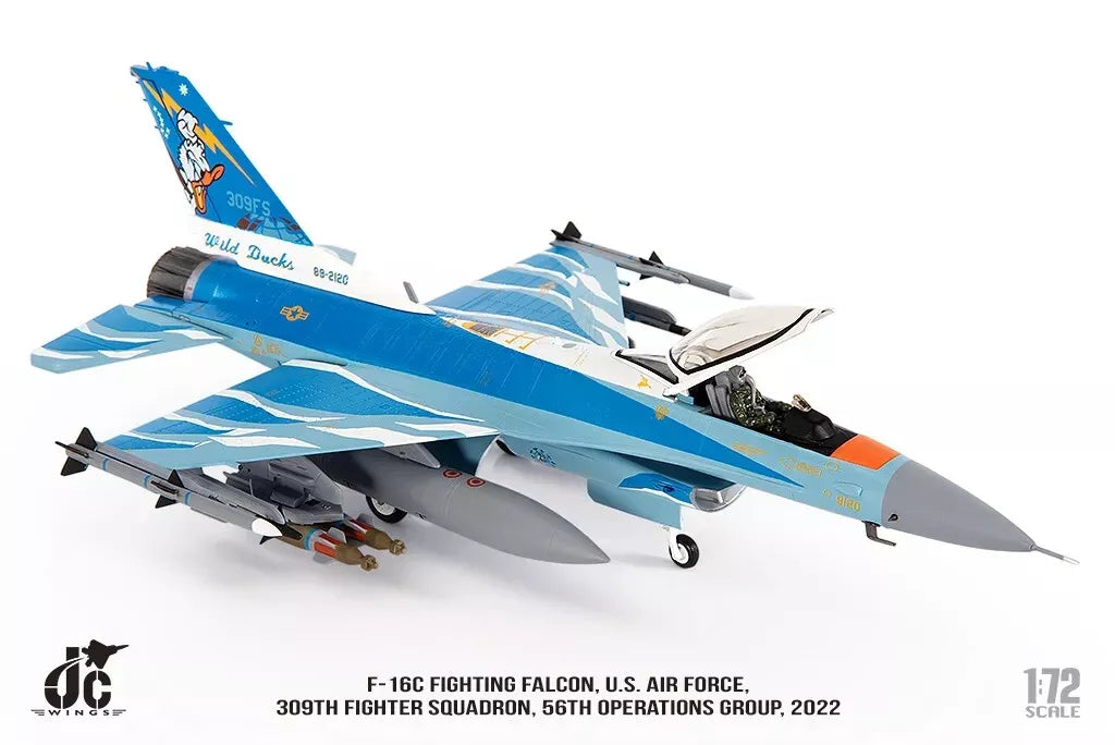 JC WINGS MILITARY F-16C FIGHTING FALCON U.S. AIR FORCE 309TH FIGHTER SQUADRON 56TH OPERATIONS GROUP 2022