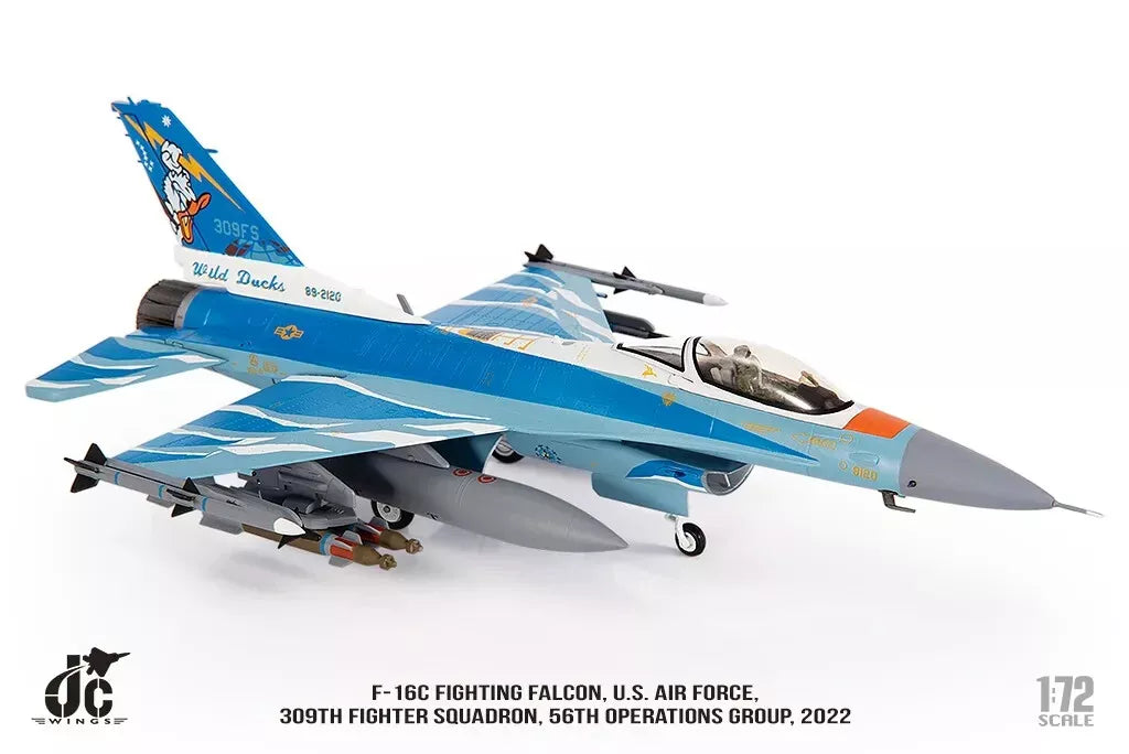 JC WINGS MILITARY F-16C FIGHTING FALCON U.S. AIR FORCE 309TH FIGHTER SQUADRON 56TH OPERATIONS GROUP 2022