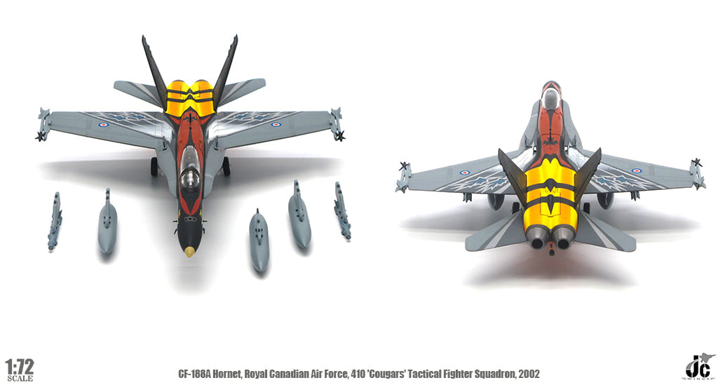 JC WINGS CF-188A HORNET ROYAL CANADIAN AIR FORCE (RCAF) 410 "COUGARS" TACTICAL FIGHTER SQUADRON 2002