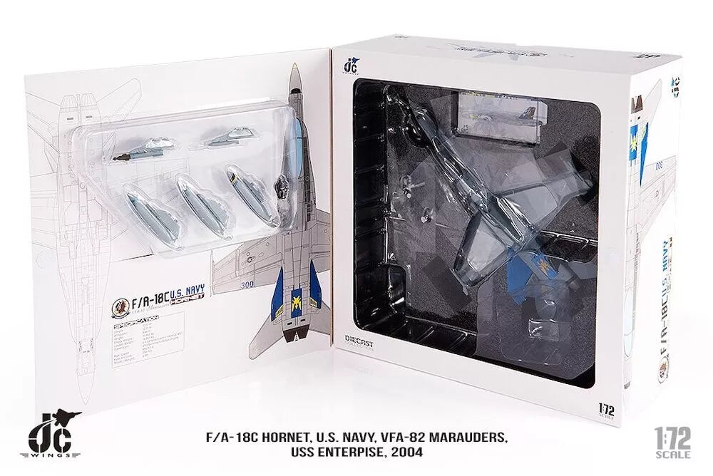 JC WINGS F/A-18C HORNET U.S. NAVY VFA-82 MARAUDERS USS ENTERPRISE 2004