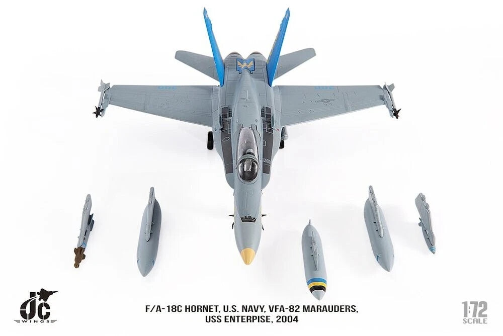 JC WINGS F/A-18C HORNET U.S. NAVY VFA-82 MARAUDERS USS ENTERPRISE 2004