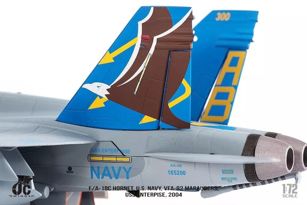 JC WINGS F/A-18C HORNET U.S. NAVY VFA-82 MARAUDERS USS ENTERPRISE 2004