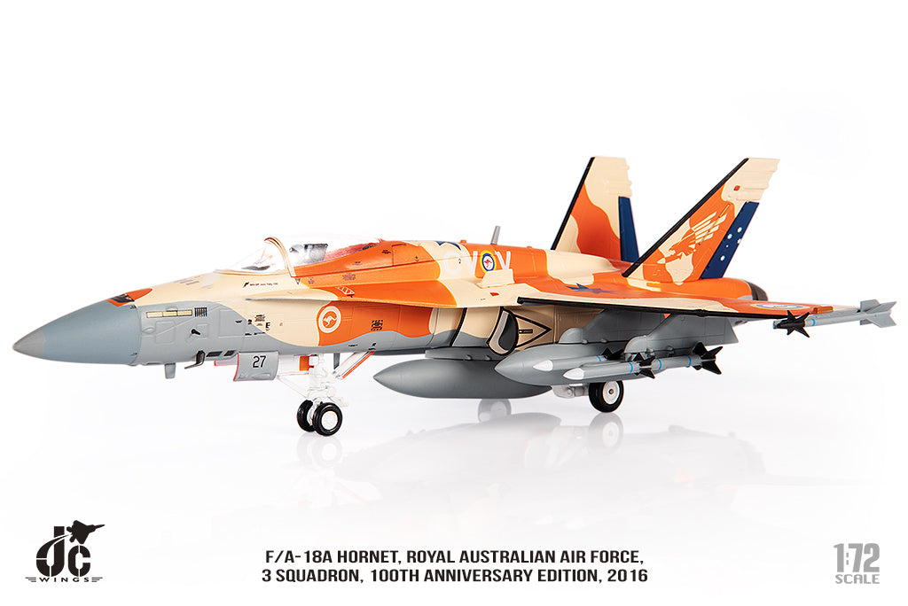 JCWINGS F/A-18A HORNET RAAF 3 SQUADRON "100TH ANNIVERSARY" 2016