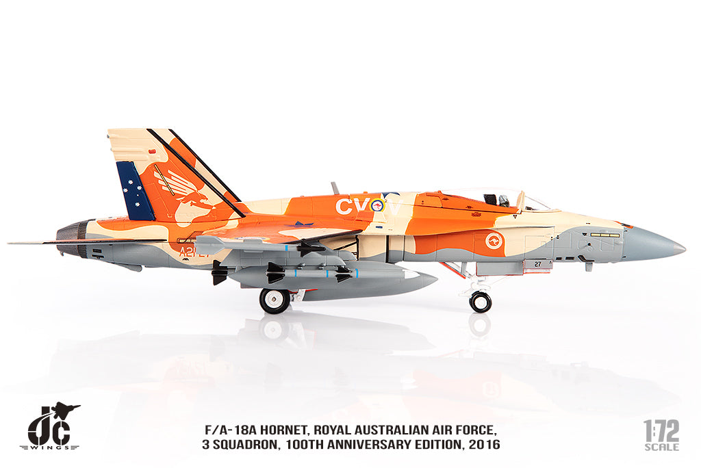 JCWINGS F/A-18A HORNET RAAF 3 SQUADRON "100TH ANNIVERSARY" 2016