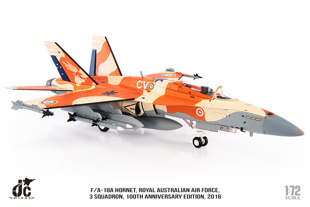 JCWINGS F/A-18A HORNET RAAF 3 SQUADRON "100TH ANNIVERSARY" 2016