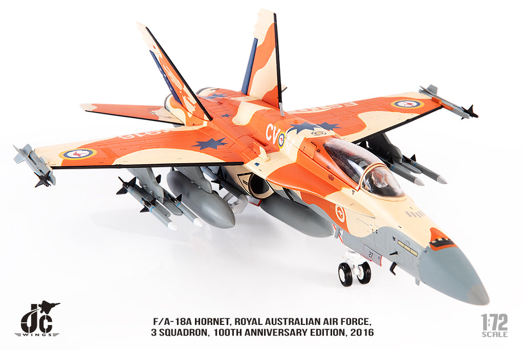 JCWINGS F/A-18A HORNET RAAF 3 SQUADRON "100TH ANNIVERSARY" 2016