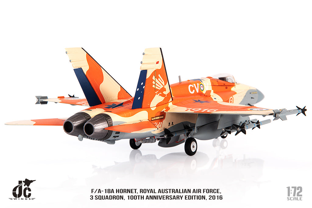 JCWINGS F/A-18A HORNET RAAF 3 SQUADRON "100TH ANNIVERSARY" 2016
