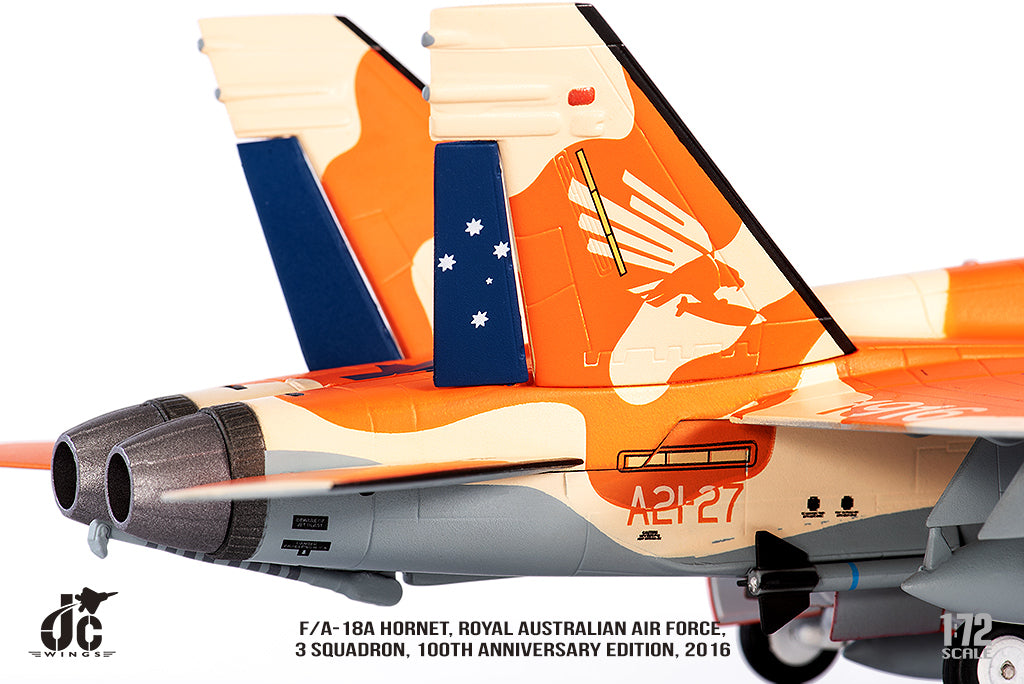 JCWINGS F/A-18A HORNET RAAF 3 SQUADRON "100TH ANNIVERSARY" 2016