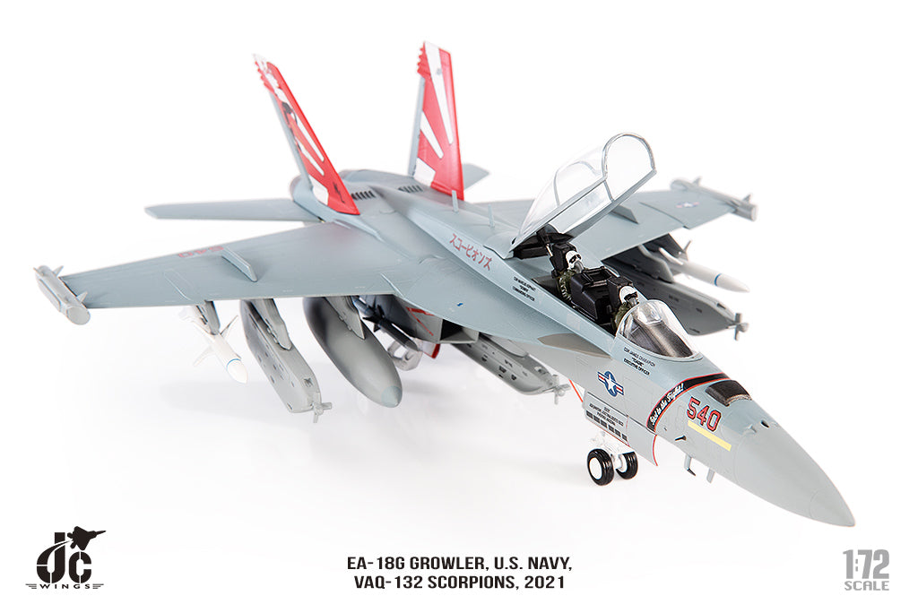JC WINGS EA-18G GROWLER U.S. NAVY VAQ-132 SCORPIONS 2021
