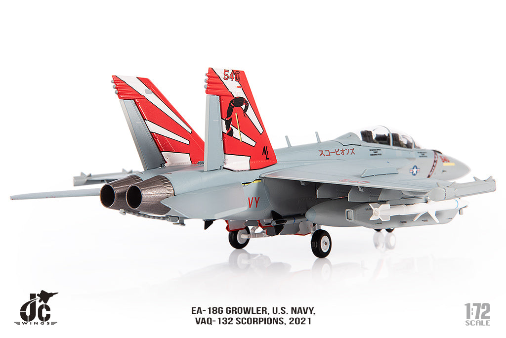 JC WINGS EA-18G GROWLER U.S. NAVY VAQ-132 SCORPIONS 2021