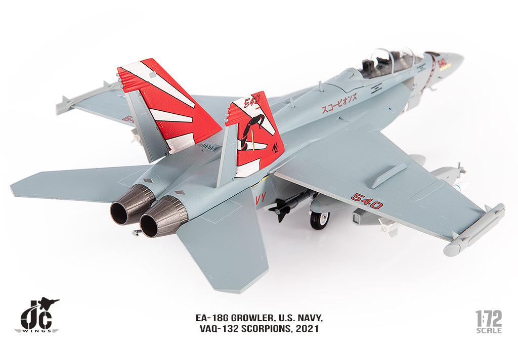 JC WINGS EA-18G GROWLER U.S. NAVY VAQ-132 SCORPIONS 2021