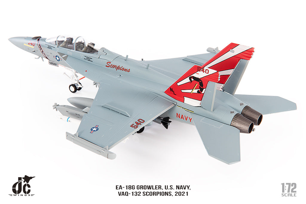 JC WINGS EA-18G GROWLER U.S. NAVY VAQ-132 SCORPIONS 2021