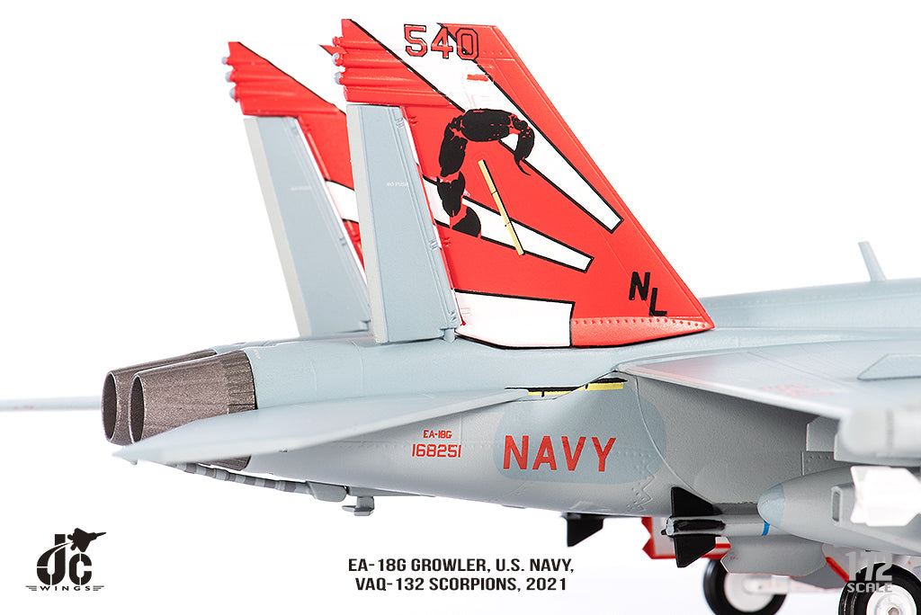 JC WINGS EA-18G GROWLER U.S. NAVY VAQ-132 SCORPIONS 2021