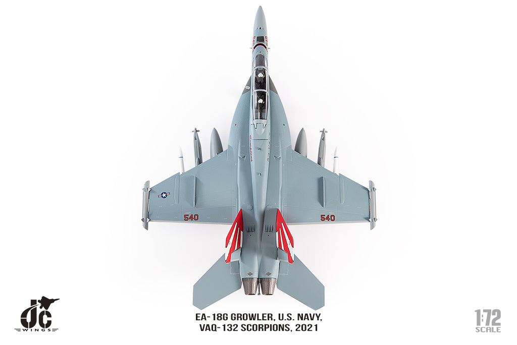 JC WINGS EA-18G GROWLER U.S. NAVY VAQ-132 SCORPIONS 2021