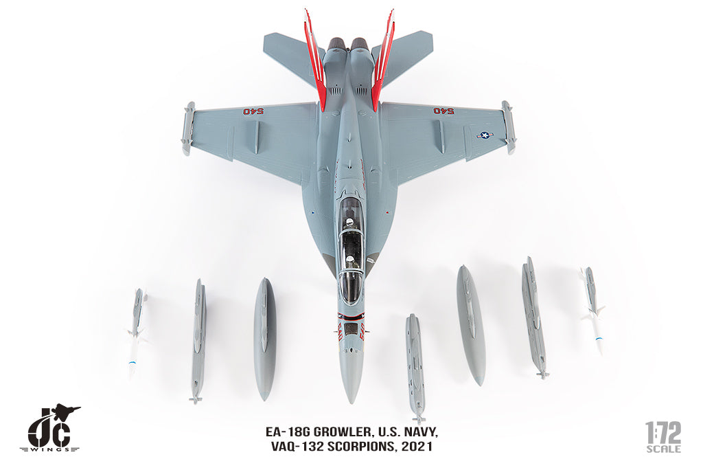 JC WINGS EA-18G GROWLER U.S. NAVY VAQ-132 SCORPIONS 2021