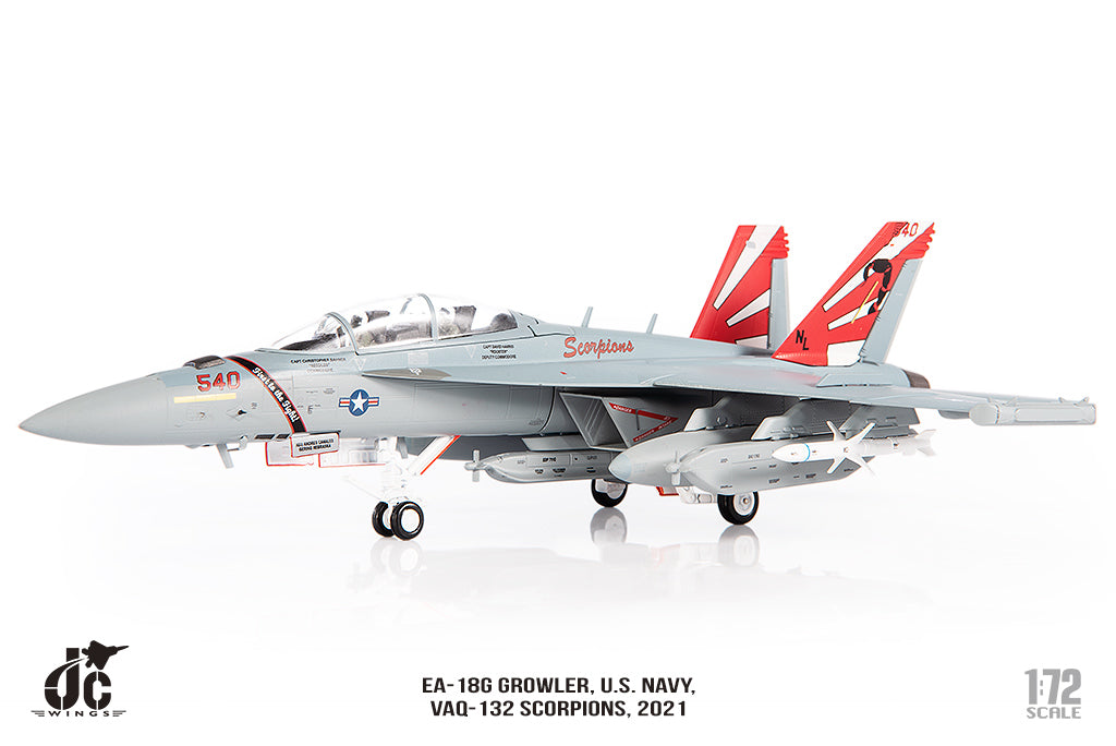 JC WINGS EA-18G GROWLER U.S. NAVY VAQ-132 SCORPIONS 2021