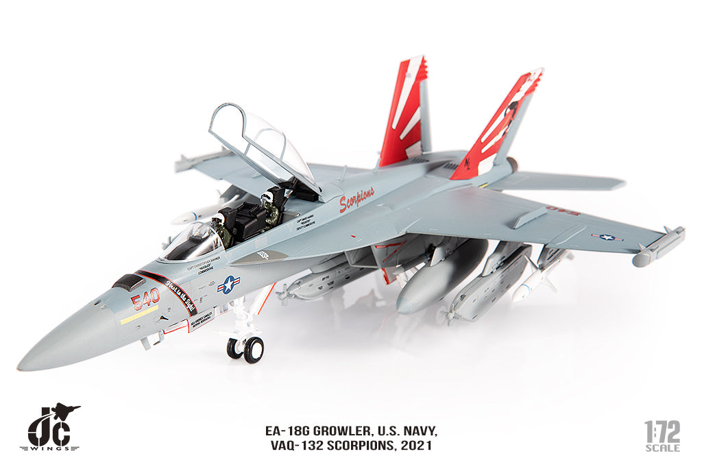 JC WINGS EA-18G GROWLER U.S. NAVY VAQ-132 SCORPIONS 2021
