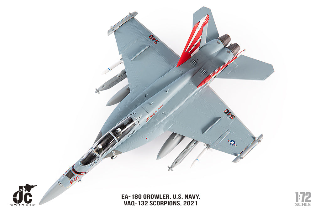 JC WINGS EA-18G GROWLER U.S. NAVY VAQ-132 SCORPIONS 2021