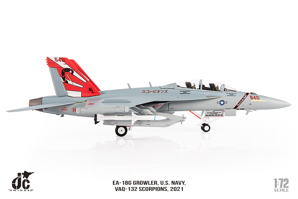 JC WINGS EA-18G GROWLER U.S. NAVY VAQ-132 SCORPIONS 2021