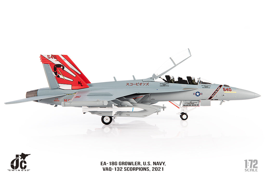 JC WINGS EA-18G GROWLER U.S. NAVY VAQ-132 SCORPIONS 2021