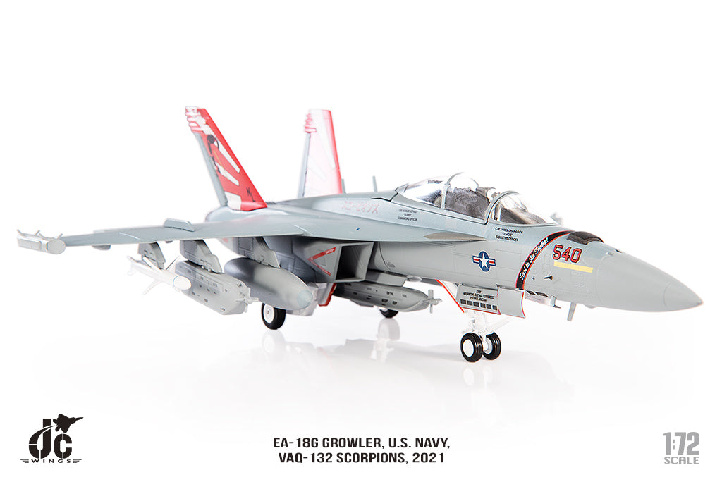 JC WINGS EA-18G GROWLER U.S. NAVY VAQ-132 SCORPIONS 2021