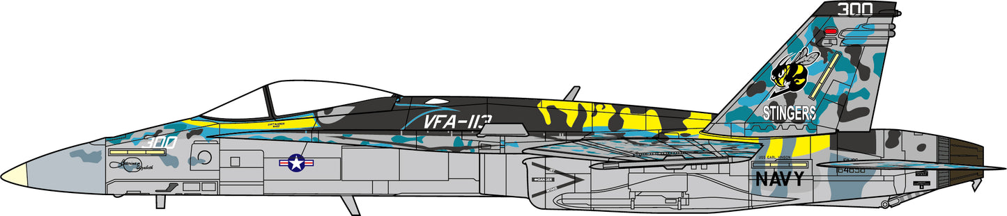 JC WINGS F/A-18C HORNET U.S. NAVY "STINGERS" VFA-113 2011