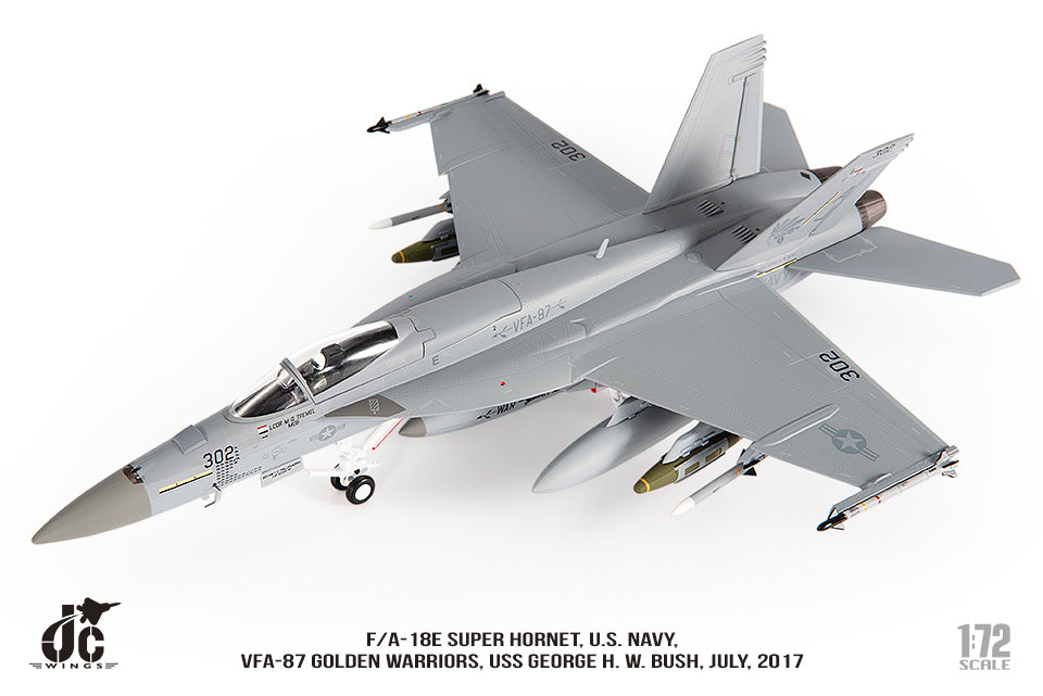 JC WINGS F/A-18E SUPER HORNET U.S. NAVY VFA-87 GOLDEN WARRIORS USS GEORGE H. W. BUSH JULY 2017