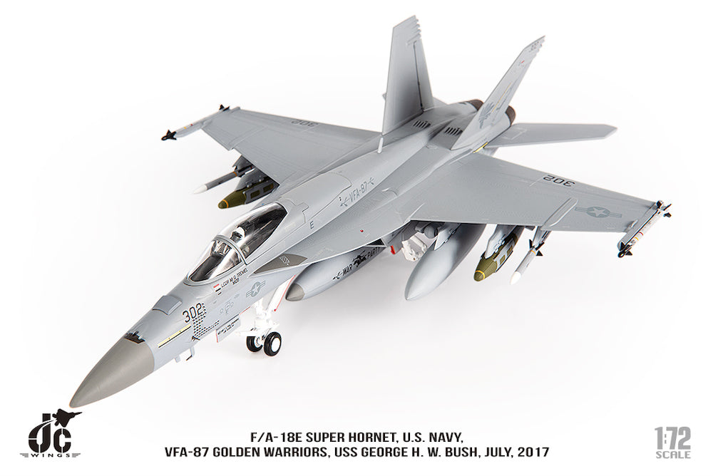 JC WINGS F/A-18E SUPER HORNET U.S. NAVY VFA-87 GOLDEN WARRIORS USS GEORGE H. W. BUSH JULY 2017
