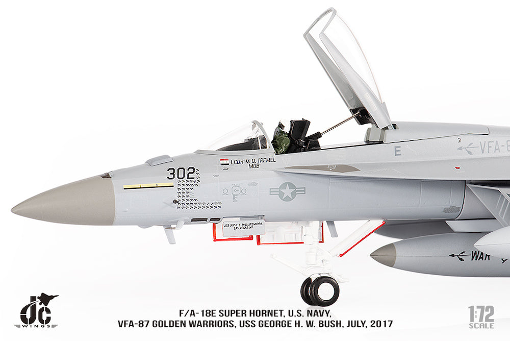 JC WINGS F/A-18E SUPER HORNET U.S. NAVY VFA-87 GOLDEN WARRIORS USS GEORGE H. W. BUSH JULY 2017