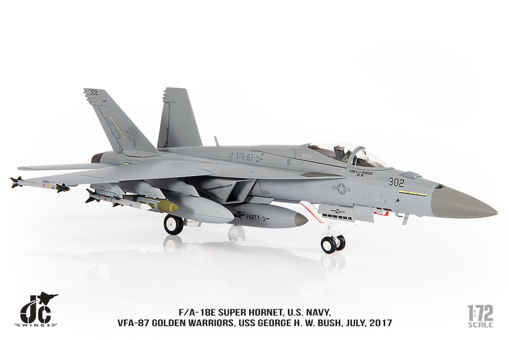 JC WINGS F/A-18E SUPER HORNET U.S. NAVY VFA-87 GOLDEN WARRIORS USS GEORGE H. W. BUSH JULY 2017