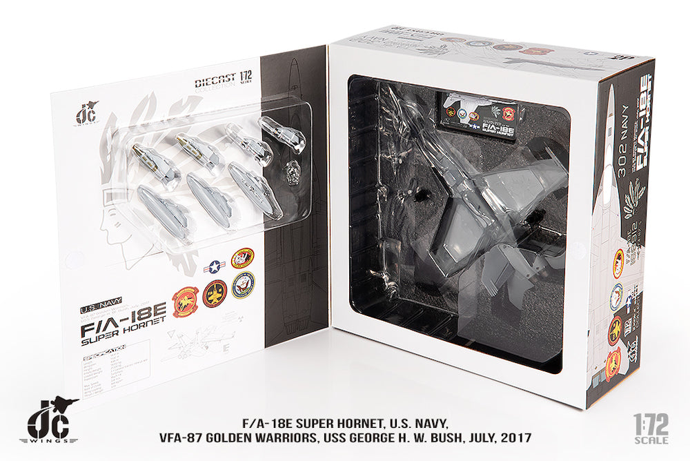 JC WINGS F/A-18E SUPER HORNET U.S. NAVY VFA-87 GOLDEN WARRIORS USS GEORGE H. W. BUSH JULY 2017