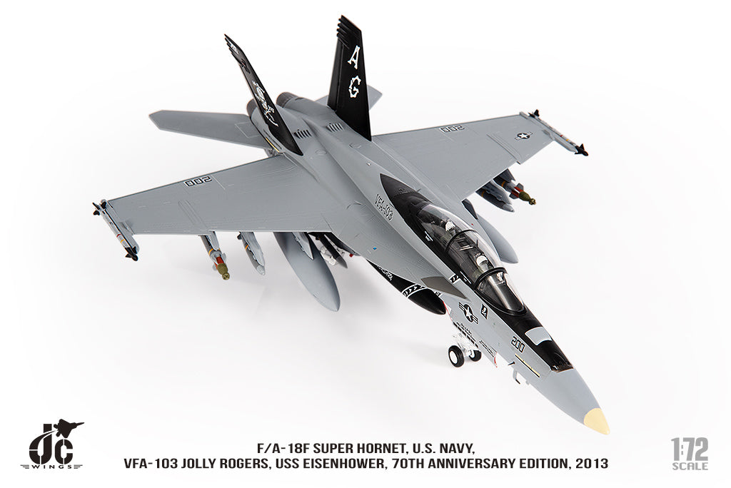 JC WINGS F/A-18F SUPER HORNET U.S. NAVY VFA-103 JOLLY ROGERS "70TH ANNIVERSARY EDITION" 2013
