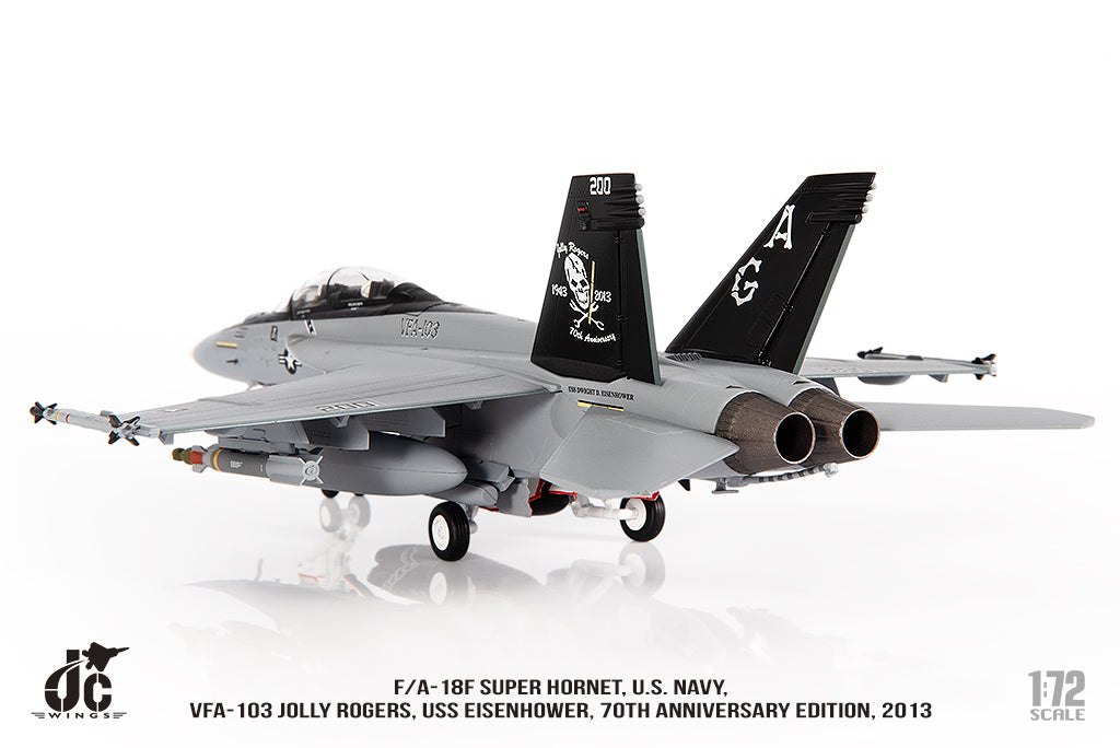 JC WINGS F/A-18F SUPER HORNET U.S. NAVY VFA-103 JOLLY ROGERS "70TH ANNIVERSARY EDITION" 2013