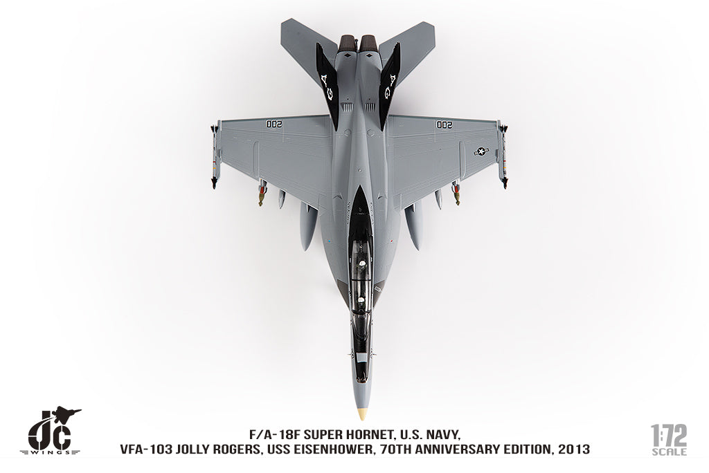 JC WINGS F/A-18F SUPER HORNET U.S. NAVY VFA-103 JOLLY ROGERS "70TH ANNIVERSARY EDITION" 2013