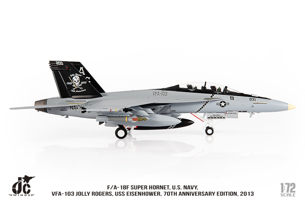 JC WINGS F/A-18F SUPER HORNET U.S. NAVY VFA-103 JOLLY ROGERS "70TH ANNIVERSARY EDITION" 2013
