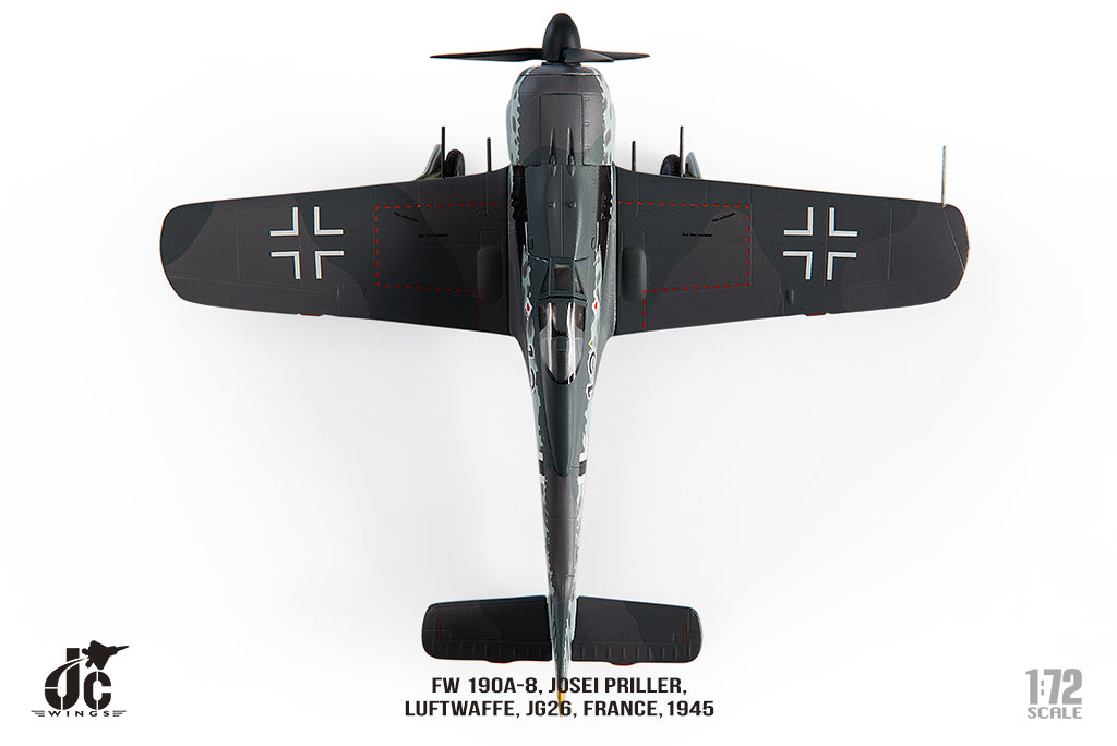 JC WINGS FW 190A-8 LUFTWAFFE JG26 "BLACK 13" 1945