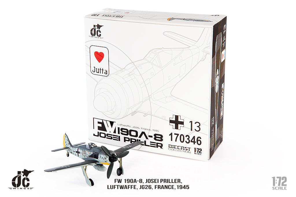 JC WINGS FW 190A-8 LUFTWAFFE JG26 "BLACK 13" 1945