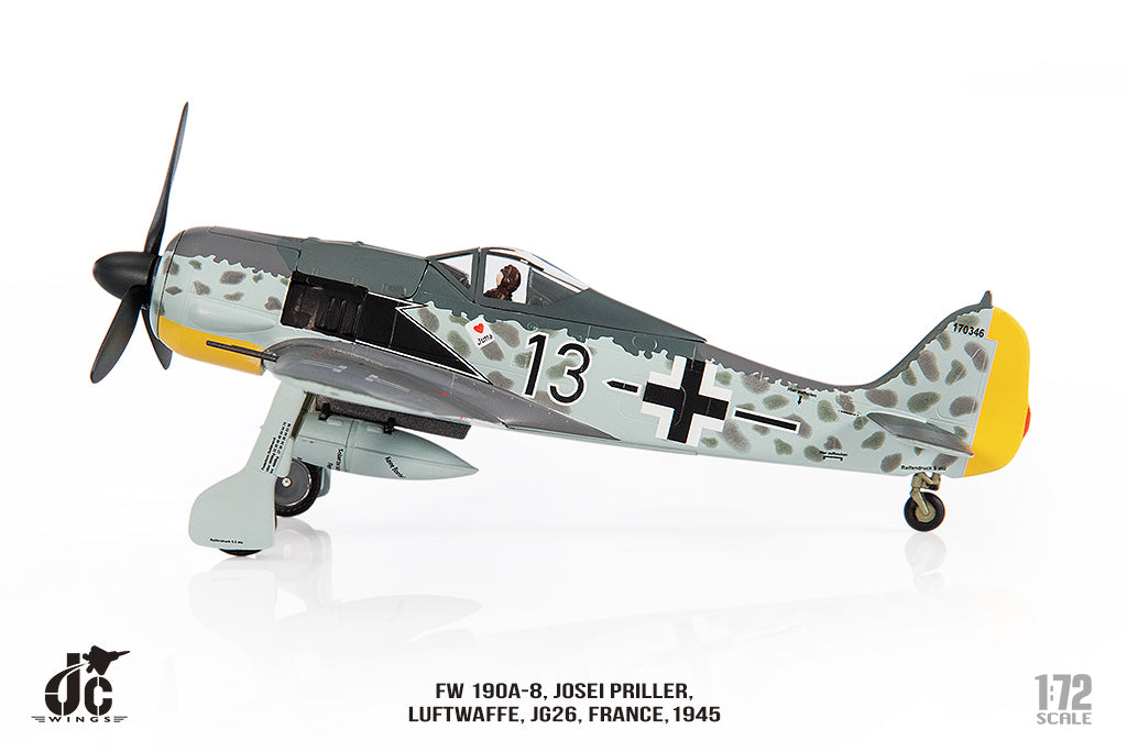 JC WINGS FW 190A-8 LUFTWAFFE JG26 "BLACK 13" 1945