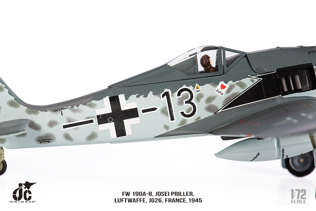 JC WINGS FW 190A-8 LUFTWAFFE JG26 "BLACK 13" 1945