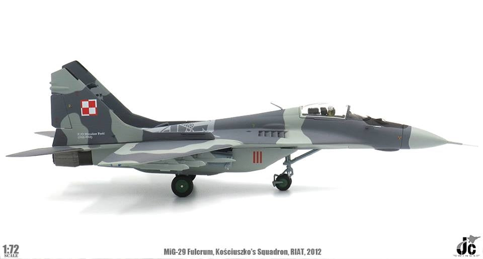 JC WINGS MIG-29 FULCRUM-A POLISH AIR FORCE KOSCIUSZKO'S SQN RED 111 ENGLAND 2012