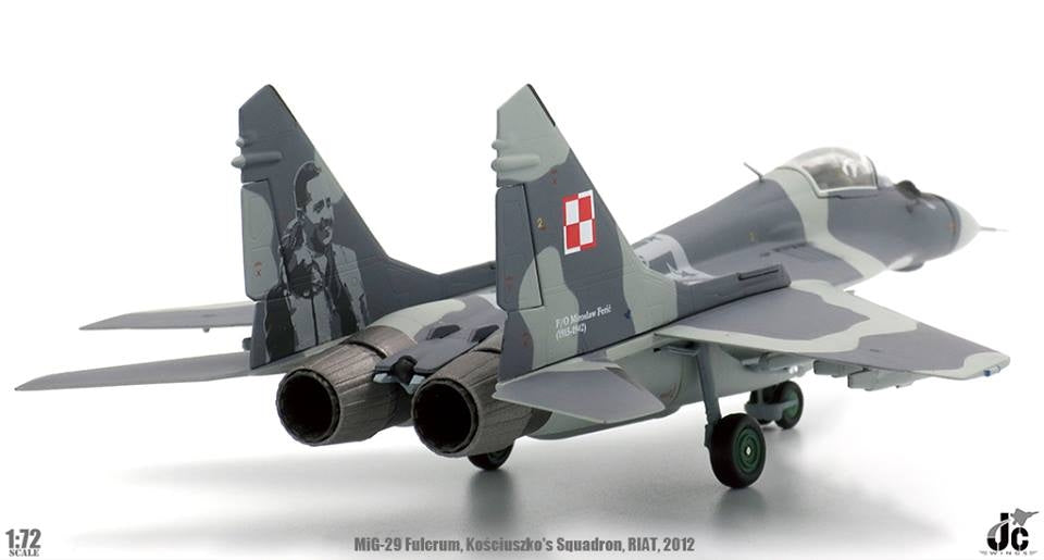 JC WINGS MIG-29 FULCRUM-A POLISH AIR FORCE KOSCIUSZKO'S SQN RED 111 ENGLAND 2012