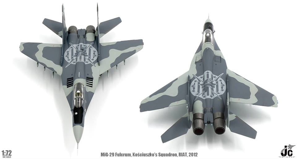 JC WINGS MIG-29 FULCRUM-A POLISH AIR FORCE KOSCIUSZKO'S SQN RED 111 ENGLAND 2012