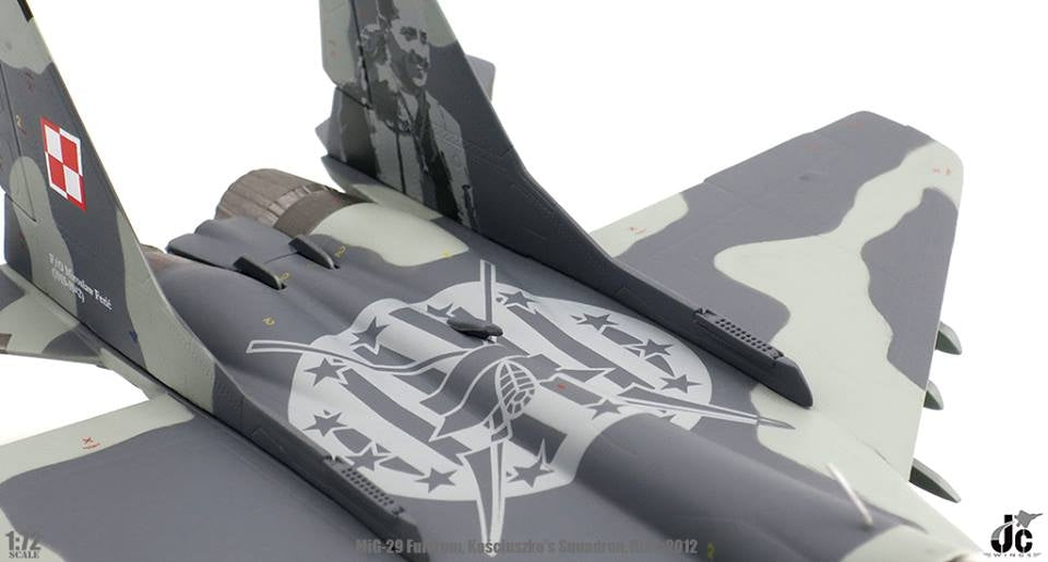 JC WINGS MIG-29 FULCRUM-A POLISH AIR FORCE KOSCIUSZKO'S SQN RED 111 ENGLAND 2012