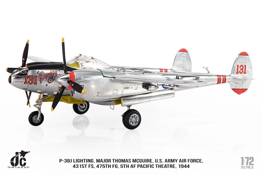 JC WINGS P-38J LIGHTING U.S. ARMY AIR FORCE "MAJOR THOMAS MCGUIRE" 431ST FS 475TH FG 5TH AF1944