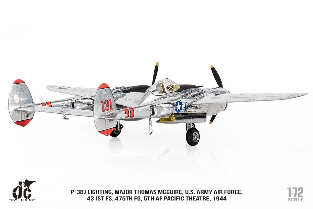 JC WINGS P-38J LIGHTING U.S. ARMY AIR FORCE "MAJOR THOMAS MCGUIRE" 431ST FS 475TH FG 5TH AF1944