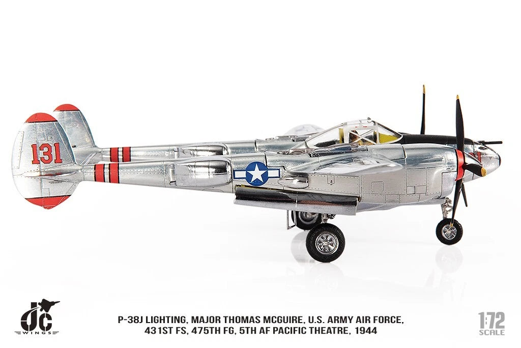 JC WINGS P-38J LIGHTING U.S. ARMY AIR FORCE "MAJOR THOMAS MCGUIRE" 431ST FS 475TH FG 5TH AF1944