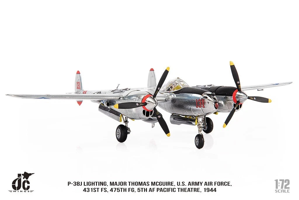 JC WINGS P-38J LIGHTING U.S. ARMY AIR FORCE "MAJOR THOMAS MCGUIRE" 431ST FS 475TH FG 5TH AF1944